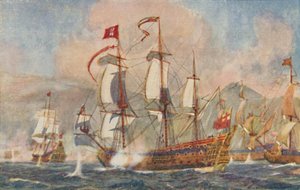 1924年的17世纪英国军舰 作者 不明