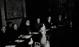 1944年圣诞节，1945年圣诞节，英国和希腊部长在雅典举行会议。 作者 不明