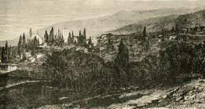 Broussa，土耳其古都，1890年。 作者 不明
