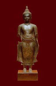 佛陀高棉艺术，柬埔寨，第 14 年。 作者 不明