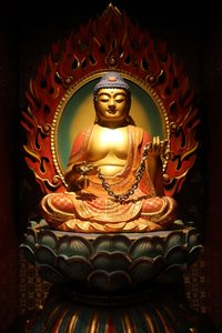 Buddha Tooth Relic Temple in Chinatown. Buddha statue, 20160818, Singapore, Singapore 作者 不明