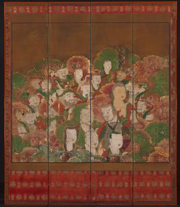 佛教神灵，1700-1800年代。 作者 不明