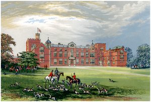 约克郡伯顿·康斯特勃（Burton Constable），约1880年 作者 不明