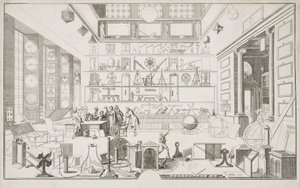 LE CLERC 先生的几何内阁 - 研究中心 科学院物理实验室，巴黎，c 1700 作者 不明