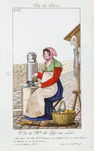 咖啡店卖家，1826年 作者 不明