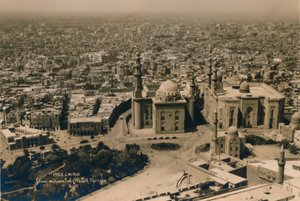 开罗，来自城堡清真寺尖塔，1936年 作者 不明
