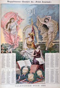 1901年日历 作者 不明
