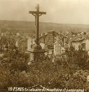 法国北部埃斯内斯公墓的v髅地，c1914-c1918 作者 不明
