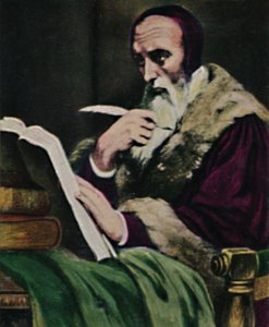 加尔文1509-1564年。 -Scheffer绘画，1934年。 作者 不明