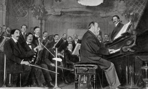 卡米尔·圣·桑斯（Camille Saint-Saens），法国作曲家，音乐家和指挥，1910年 作者 不明