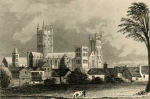 肯特坎特伯雷大教堂，建于1845年。 作者 不明
