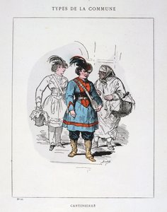Cantinieres，巴黎公社，1871年。 作者 不明