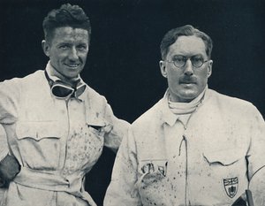 GET Eyston上尉兼助理，1937年 作者 不明
