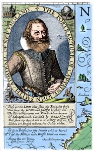 约翰·史密斯（John Smith）船长，弗吉尼亚州殖民者，1624年，1893年。 作者 不明