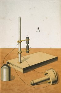 碳纤维麦克风，1882年 作者 不明