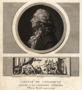 Caritat de Condorcet (1743-1794)，法国哲学家和数学家 作者 不明