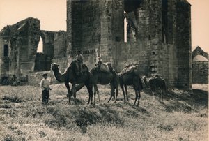 1936年，北塞浦路斯法马古斯塔，Martinengo堡的卡梅利特教堂和亚美尼亚教堂 作者 不明