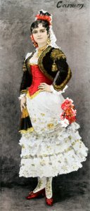 卡门，1889年 作者 不明
