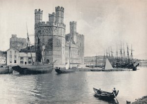 卡那封-城堡，1895年 作者 不明
