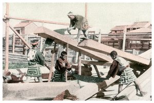 日本的木匠，1904年 作者 不明