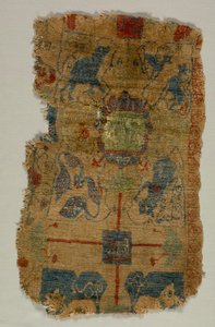 地毯碎片c。 1400年代。 作者 不明