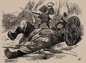 关于第一次中日战争的漫画。潘趣》，1894年9月29日，1894年。 作者 不明