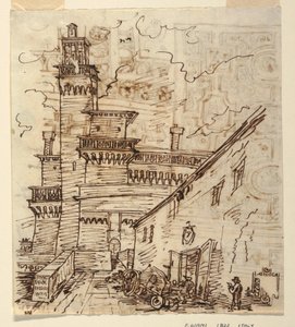 费拉拉Estense Castle 作者 不明