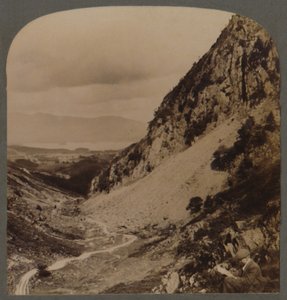 1903年，城堡克雷格（Craig）和美丽的Borrowdale山谷，英格兰Distriict湖。 作者 不明