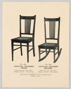 目录插图，椅子的设计，1904-05年 作者 不明