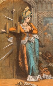 凯瑟琳·道格拉斯·巴尔门（Cateline Douglas Barring the Door），十五世纪，c1910 作者 不明
