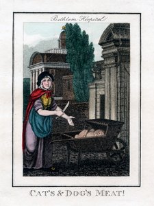 猫和狗的肉！，伦敦白求林医院，1805年 作者 不明