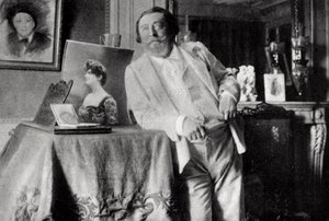 卡图尔·门德斯（Catulle Mendes），法国诗人，文人，1906年 作者 不明