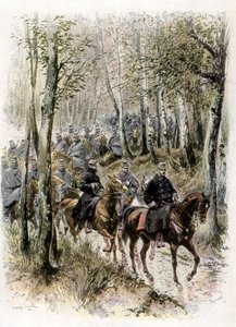 骑兵，1889年 作者 不明