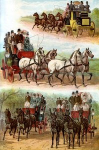 1887年，公园里的庆祝队 作者 不明