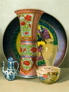 陶瓷艺术，中日瓷 作者 不明
