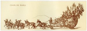 火星战车，1885年 作者 不明