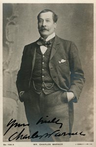 英国演员查尔斯·沃纳（Charles Warner），c1890-c1909 作者 不明