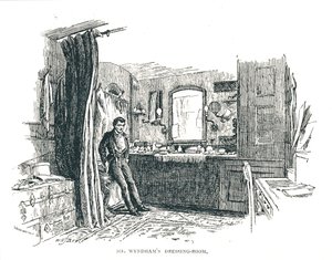 查尔斯·温德姆（Charles Wyndham）更衣室，俯瞰标准剧院的皮卡迪利（Piccadilly），1891年 作者 不明