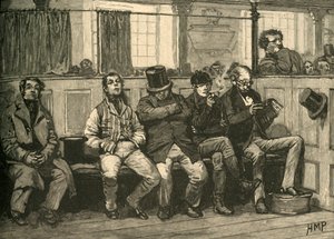 教堂的租船者，c1839 c1890。 作者 不明