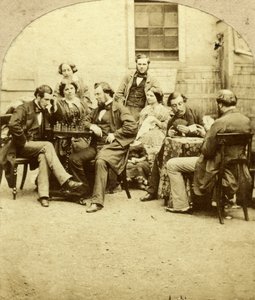 国际象棋和纸牌，c1850s 作者 不明