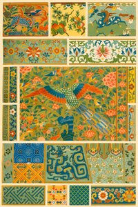 中国绘画、编织、刺绣和景泰蓝，1898年。   作者 不明