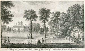 伦敦Hounslow的Chiswick House, 1750年 作者 不明