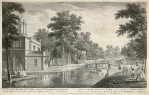 伦敦Hounslow的Chiswick House, 1750年 作者 不明