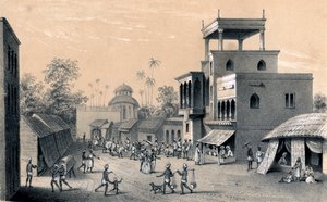 Chittapore路，加尔各答，1847年 作者 不明