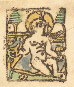 带鸟的基督儿童，1480年。 作者 不明