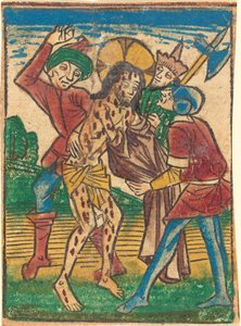 基督被剥离，约1490年。 作者 不明