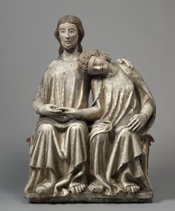 基督和福音传教士圣约翰（1300-1320）。 作者 不明