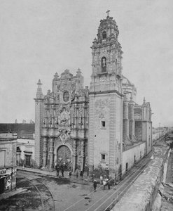 墨西哥城La Santisma教堂，建于1897年。 作者 不明