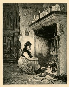 灰姑娘，1883年。 作者 不明