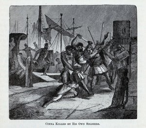辛纳被自己的士兵杀死，1882年 作者 不明